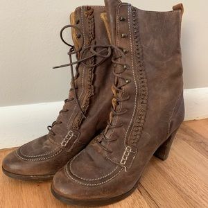 Frye school teacher booties